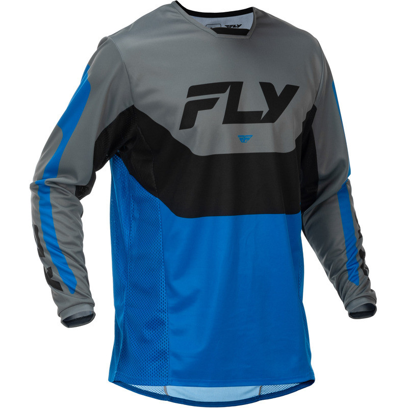 Camiseta FLY RACING Kinetic - azul/gris/negro Camiseta FLY RACING Kinetic - azul/gris/negro