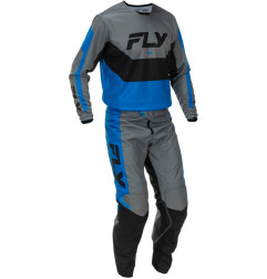 Maillot FLY RACING Kinetic - bleu/gris/noir