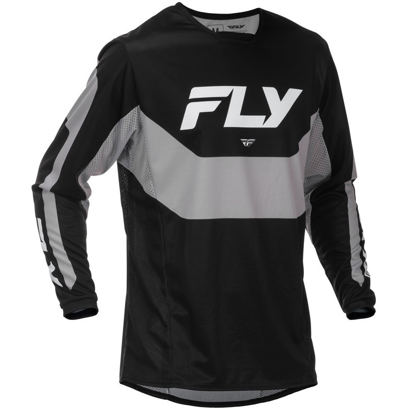 FLY RACING Kinetic Jersey - Black/Grey