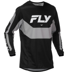 FLY RACING Kinetic Jersey - Schwarz/Grau