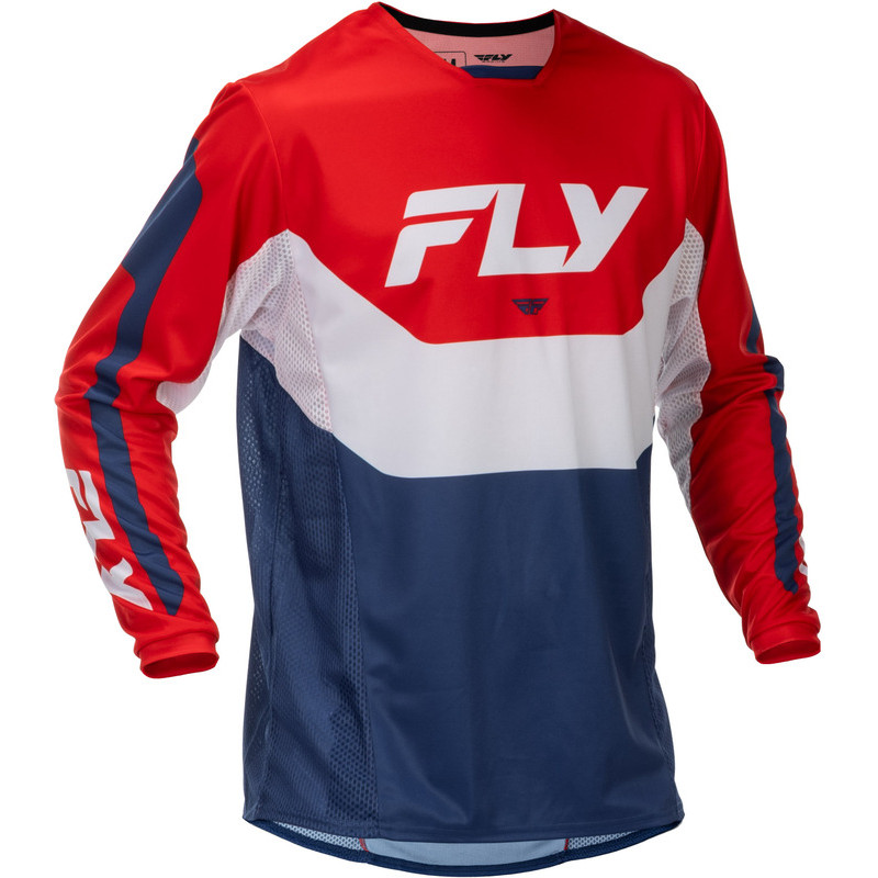 Maillot FLY RACING Kinetic - rouge/blanc/bleu - taille 2XL
