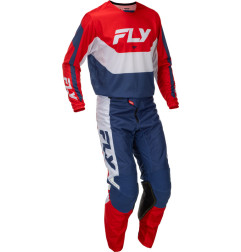 Camiseta FLY RACING Kinetic - rojo/blanco/azul
