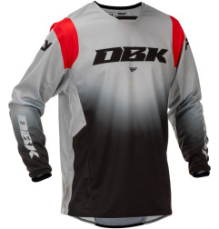 FLY RACING Kinetic DBK Special Edition Jersey - Grey/Black/Red