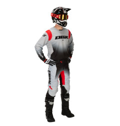 Camiseta FLY RACING Kinetic DBK Special Edition - gris/negro/rojo