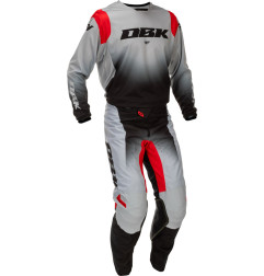 FLY RACING Kinetic DBK Special Edition Jersey - Grau/Schwarz/Rot