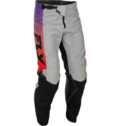 Pantalón FLY RACING Kinetic - gris/rojo/violeta/negro
