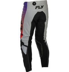 FLY RACING Kinetic Pants - Grey/Red/Purple/Black