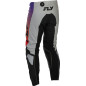 FLY RACING Kinetic Pants - Grey/Red/Purple/Black - size 38
