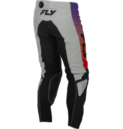 Pantalón FLY RACING Kinetic - gris/rojo/violeta/negro