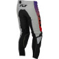 Pantalón FLY RACING Kinetic - gris/rojo/violeta/negro - talla 38