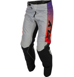 Pantalón FLY RACING Kinetic - gris/rojo/violeta/negro