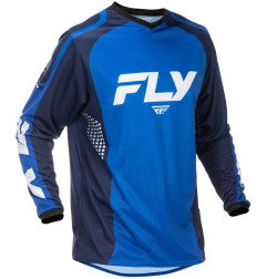 FLY RACING F-16 Jersey - Blau/Dunkelblau/Weiß