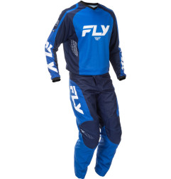 Camiseta FLY RACING F-16 - azul/azul oscuro/blanco