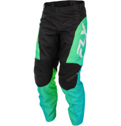 FLY RACING F-16 Hose - Aqua/Schwarz/Weiß