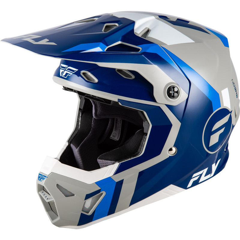 FLY RACING Formula CP Seal Helm - Navy/Blau/Grau