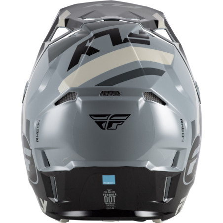 FLY RACING Formula CP Seal Helm - Schwarz/Grau