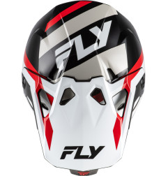 FLY RACING Formula CP Seal Helmet - White/Black/Red