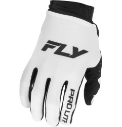 FLY RACING Pro Lite Gloves - White/Black
