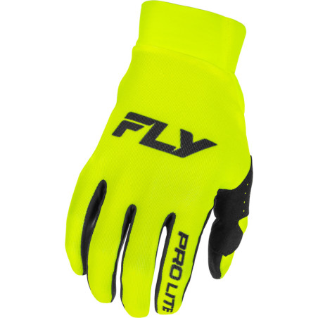 FLY RACING Pro Lite Handschuhe - Schwarz/Hi-Vis