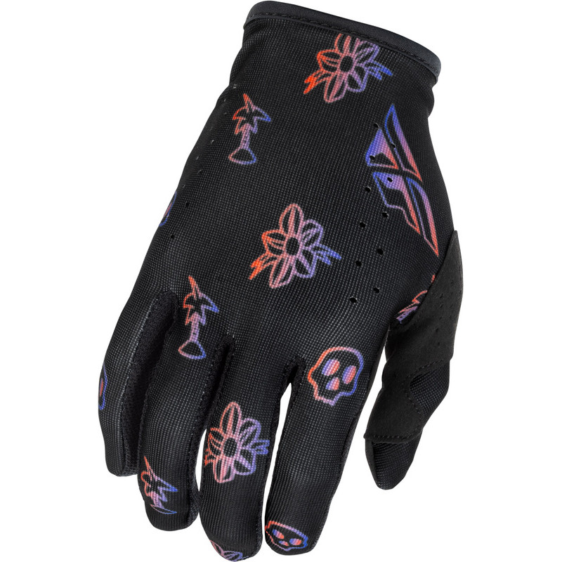 FLY RACING Lite Outline Special Edition Gloves - Black/Red/Purple FLY RACING Lite Outline Special Edition Gloves - Black/Red/Purple