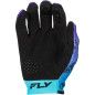 FLY RACING Lite Outline Special Edition Gloves - Purple/Blue/Black