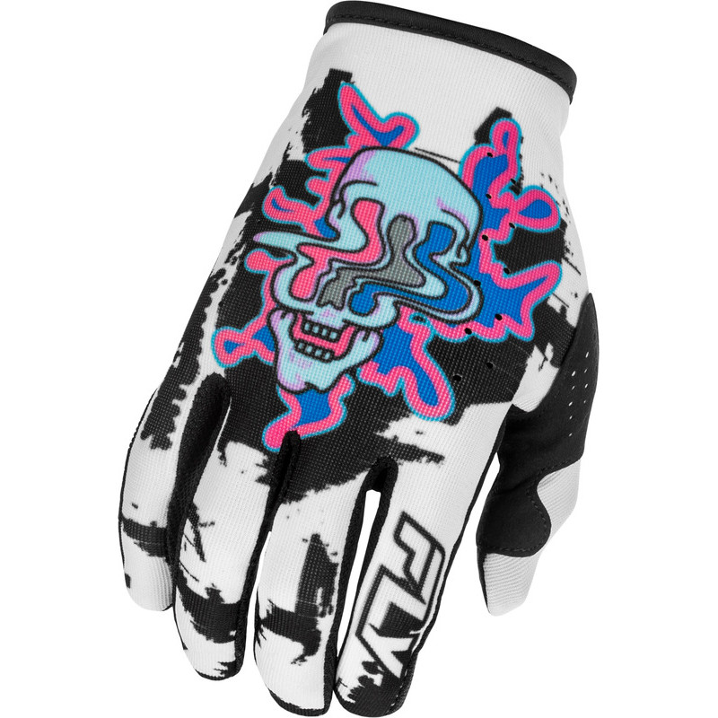 FLY RACING Lite Warp Special Edition Handschuhe - Weiß/Blau/Rosa FLY RACING Lite Warp Special Edition Handschuhe - Weiß/Blau/Rosa