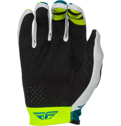 FLY RACING Lite Gloves - Grey/Lime/Teal