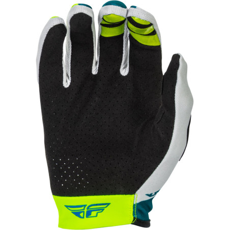 Guantes FLY RACING Lite - gris/Lime/Teal