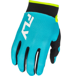 FLY RACING F-16 Handschuhe - Aqua/Schwarz/Weiß