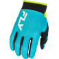 FLY RACING F-16 Gloves - Aqua/Black/White