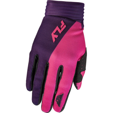 Gants femme FLY RACING F-16 - rose/mauve