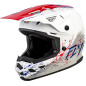 FLY RACING Kinetic Drip Jugend Helm - Rot/Weiß/Blau FLY RACING Kinetic Drip Jugend Helm - Rot/Weiß/Blau