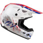 FLY RACING Kinetic Drip Jugend Helm - Rot/Weiß/Blau FLY RACING Kinetic Drip Jugend Helm - Rot/Weiß/Blau