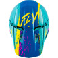 FLY RACING Kinetic Drip Jugend Helm - Turquoise/Rosa/Gelb