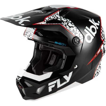 FLY RACING Formula CP Special Edition DBK Helmet - Black/White/Red