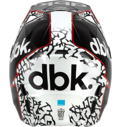 FLY RACING Formula CP Special Edition DBK Helm - Schwarz/Weiß/Rot