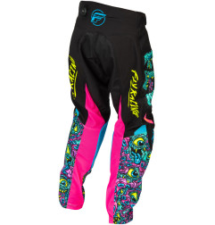 FLY RACING Kinetic Mutant Youth Pants - Black/multi