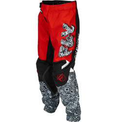 FLY RACING Kinetic Mutant Youth Pants - Red/White/Black