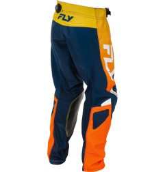 Pantalon enfant FLY RACING Kinetic - Navy/orange