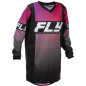 Camiseta infantil FLY RACING F-16 - negro/rojo/violet