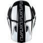 FLY RACING Kinetic Crest Helm - Schwarz/Weiß/Grau FLY RACING Kinetic Crest Helm - Schwarz/Weiß/Grau