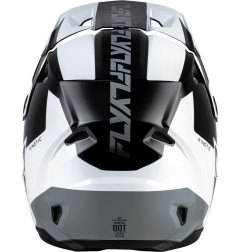 Casque FLY RACING Kinetic Crest - noir/blanc/gris