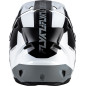 Casco FLY RACING Kinetic Crest - negro/blanco/gris