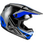 Casco FLY RACING Kinetic Crest - gris/negro/azul