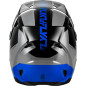 Casco FLY RACING Kinetic Crest - gris/negro/azul