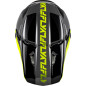 Casque FLY RACING Kinetic Crest - gris/noir/jaune fluo