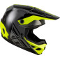 FLY RACING Kinetic Crest Helm - Grau/Schwarz/Neon Gelb FLY RACING Kinetic Crest Helm - Grau/Schwarz/Neon Gelb