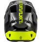 FLY RACING Kinetic Crest Helmet - Grey/Black/Neon Yellow