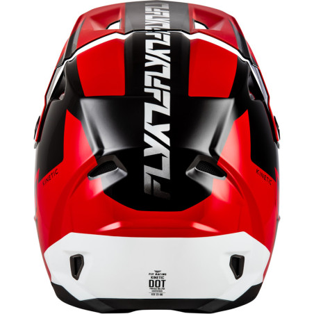 FLY RACING Kinetic Crest Helmet - Red/Black/White