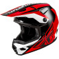 Casco FLY RACING Kinetic Crest - rojo/negro/blanco